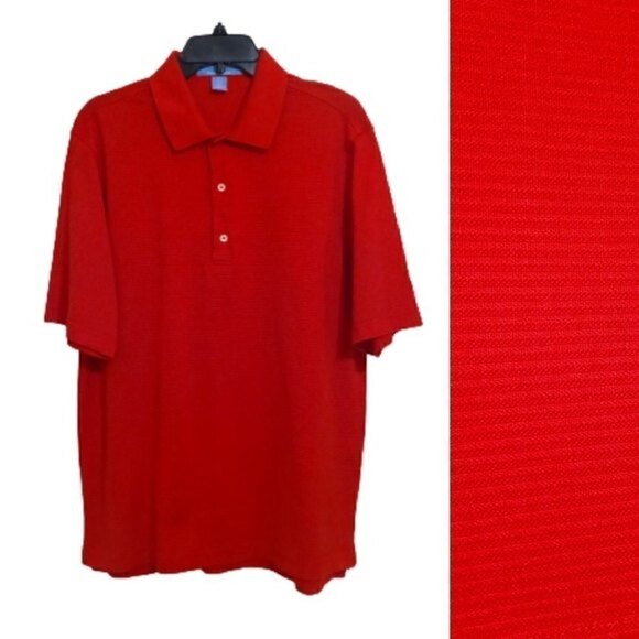 Fairway & Greene Red Polo Shirt Men's Medium - Picture 1 of 9